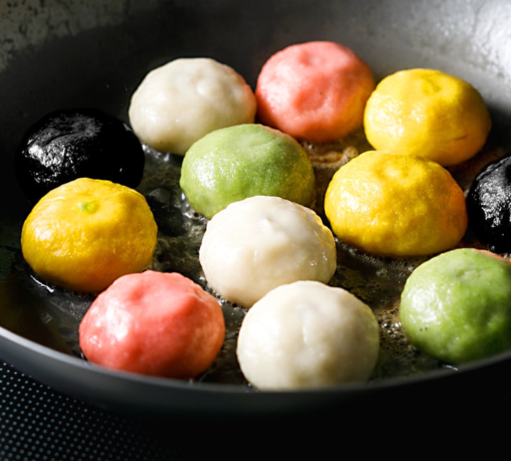 五色のまる餃子